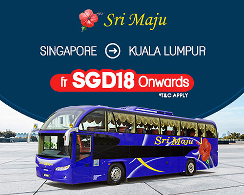 Sri Maju Bus Ticket From Singapore To Kuala Lumpur Fr $18